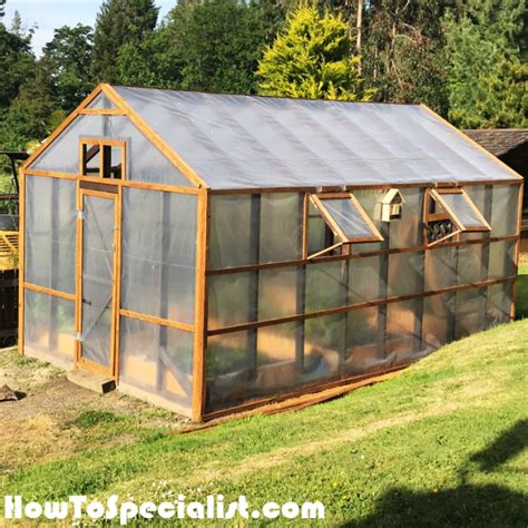 X Greenhouse Diy Project Howtospecialist How To Build Step