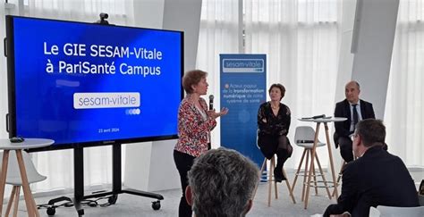 GIE SESAM Vitale Le GIE SESAM Vitale à PariSanté Campus GIE SESAM