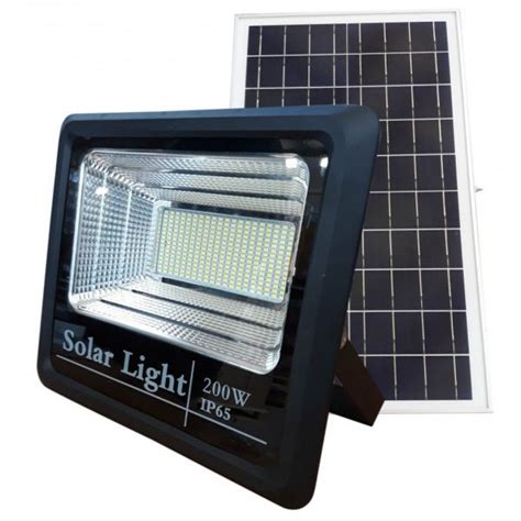 Reflector Solar Todo En Uno 200W Con Control Eco Green Solar