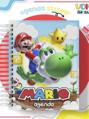 Arquivo Digital Agenda Escolar Super Mario Compre Produtos