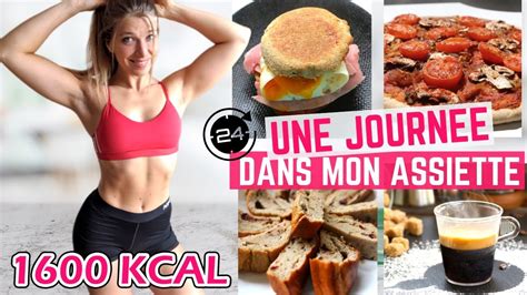 CE QUE JE MANGE EN UNE JOURNEE 1600KCAL YouTube