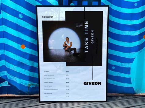 Giveon "Take Time" Album Cover Poster - lylyprint.com