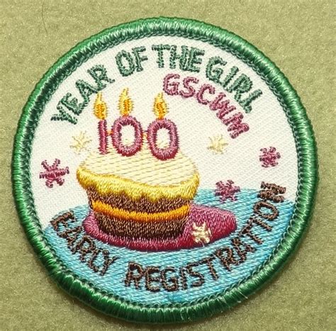 Girl Scouts 100th Anniversary Patch