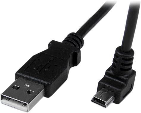 1m Mini Usb Cable Cord A To Up Angle Mini B Up Angled Mini Usb Cable 1x Usb A