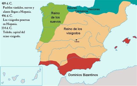 Historioseando El Reino Visigodo Mapas