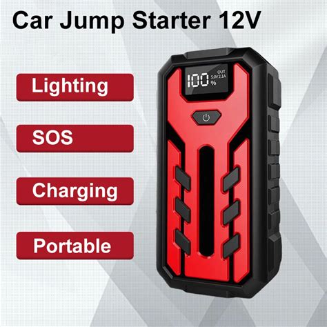 Démarreur De Saut De Voiture 12v Batterie Haute 13000mah Lithium