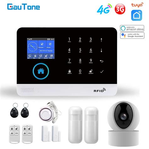 GauTone Sistema De Alarma Para El Hogar Dispositivo De Seguridad GSM