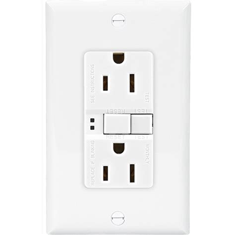 Eaton 20 Amp Duplex GFCI Receptacle Outlet, White (Eaton SGF20W ...