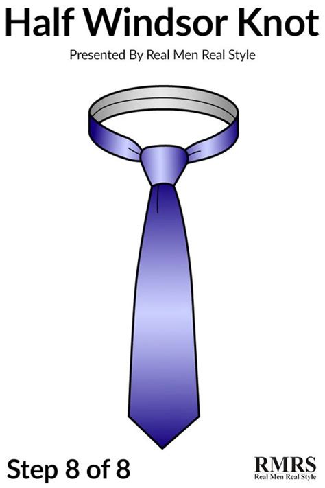 Half Windsor Knot Tying Guide - How To Tie Half-Windsor Knots