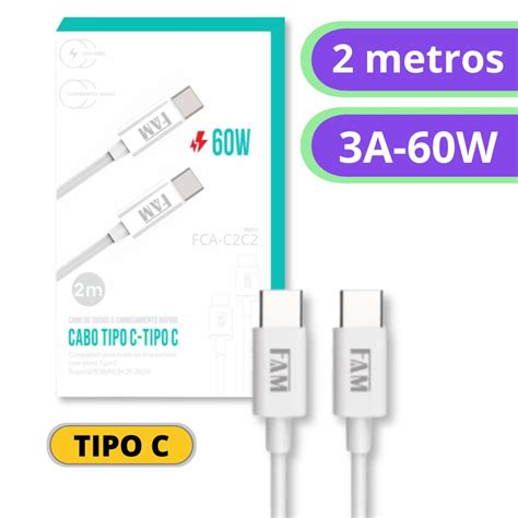 Cabo De Dados Turbo A W Tipo C P Tipo C M Fam Fca C C Fam