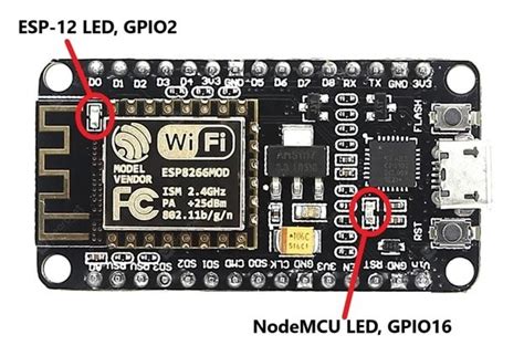 Led Blinking Using Esp8266 Nodemcu