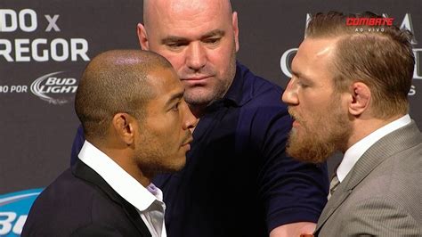 V Deo Confira As Encaradas Das Lutas Principais Do Ufc Aldo X Mcgregor