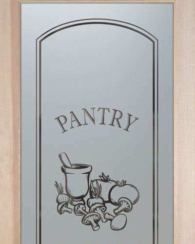 Etched Frosted Glass Pantry Door Sans Soucie Art Glass