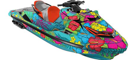 Tropical Sea Doo Rxt X 300 Rxt 230 Gtx Limited Wake Pro 230 Graphics Kit Motowrap Decals