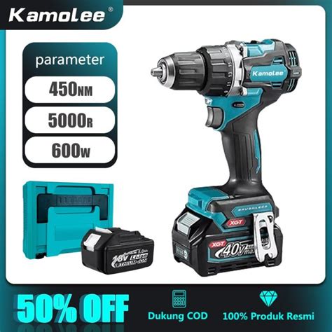 Kamolee Premium Versi 18V Brushless Pengisian 10 Mm 13 Mm Portabel