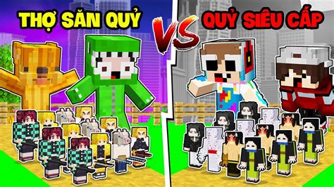 KHANGG BEDWARS THỬ THÁCH 24H SỞ HỮU BINH ĐOÀN THỢ SĂN QUỶ VS QUỶ SIÊU