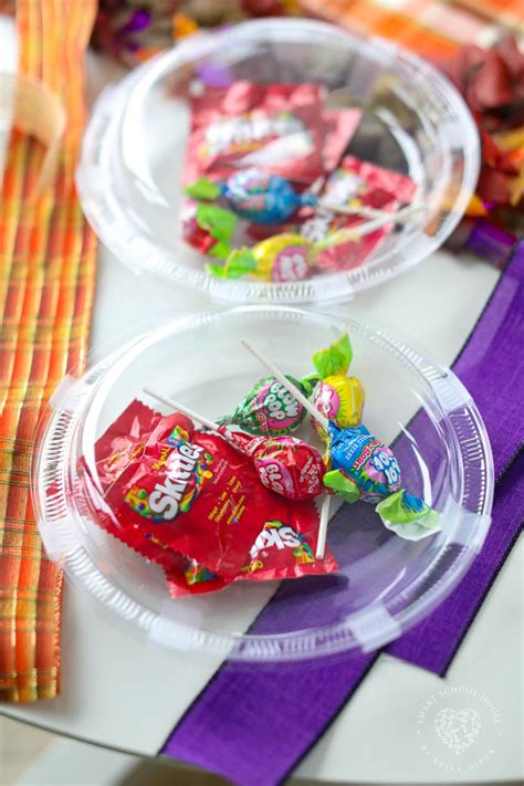 Halloween Candy Plates