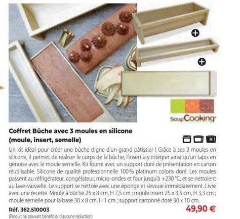 Promo Coffret B Che Avec Moules En Silicone Moule Insert Semelle