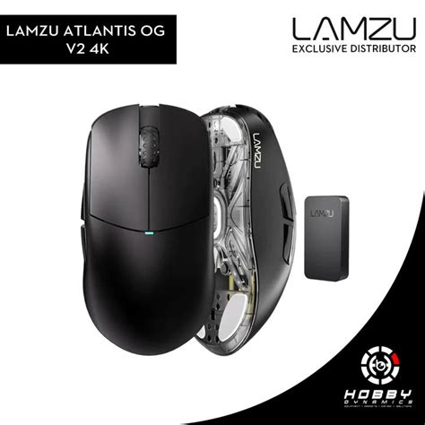 Lamzu Atlantis OG V2 4K Wireless Superlight Charcoal Black Lazada PH