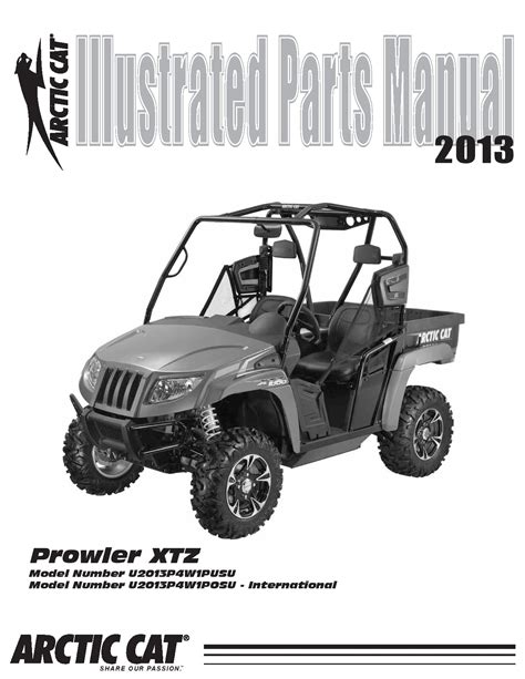 Arctic Cat 2013 Prowler Xtz Part Manual Pdf Download Service Manual Repair Manual Pdf Download