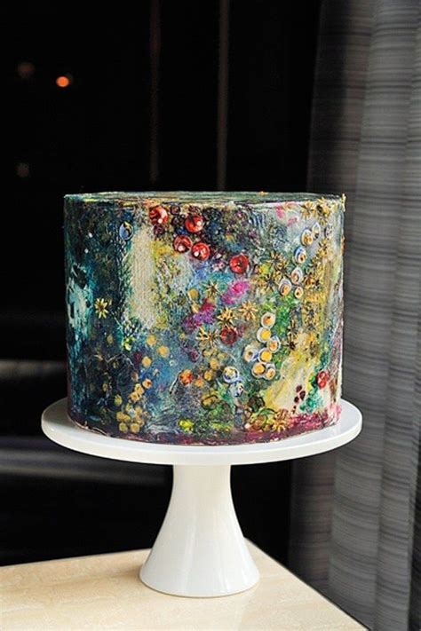 Abstract Artistic Painted Cake By Maggie Austin Cake Painted Cakes