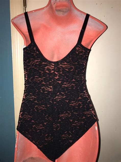 Vintage Bali Lace Bodysuit Bali Lace Lingerie Bali Black Etsy