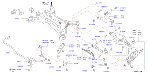 Nissan Murano Suspension Strut Bellows Rear 55248 Ca00a