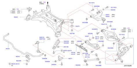 Nissan Murano Suspension Control Arm Bolt A Fastener Used To Secure A