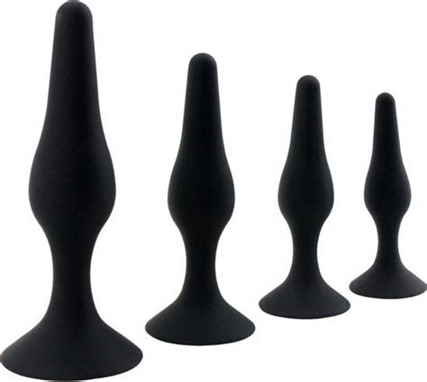 EZlove Set entraînement anal pièces Design allongé Classique pour débutants avec bol