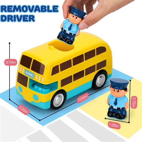 Cartoon Remote Control School Bus Car ,RC Radio Remote Control Toys ...