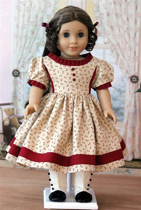 1850s Dress For Cecile Or Marie Grace Etsy Doll Clothes American