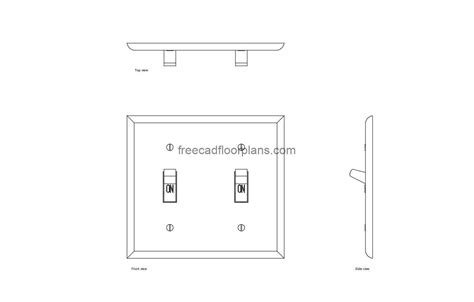 Electrical Switches Cad Blocks At Marjorie Carr Blog