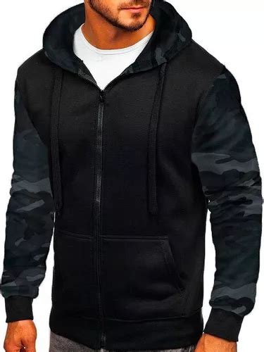 Casaco Moletom Blusa De Frio Masculino De Ziper Esporte Top Escorrega