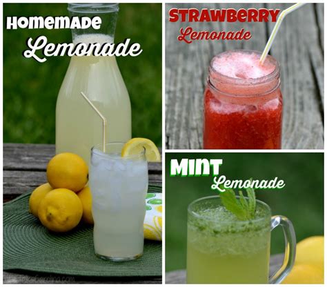 Lemonade Recipes Lemonade Three Ways