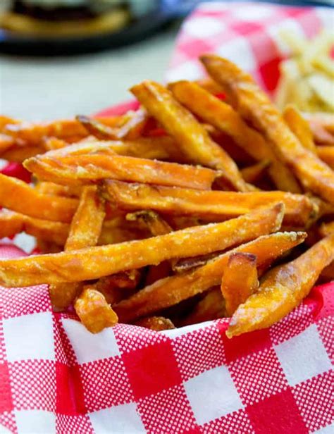 Crispy Sweet Potato Fries (Baked & Fried Options!) | Dinner, then Dessert