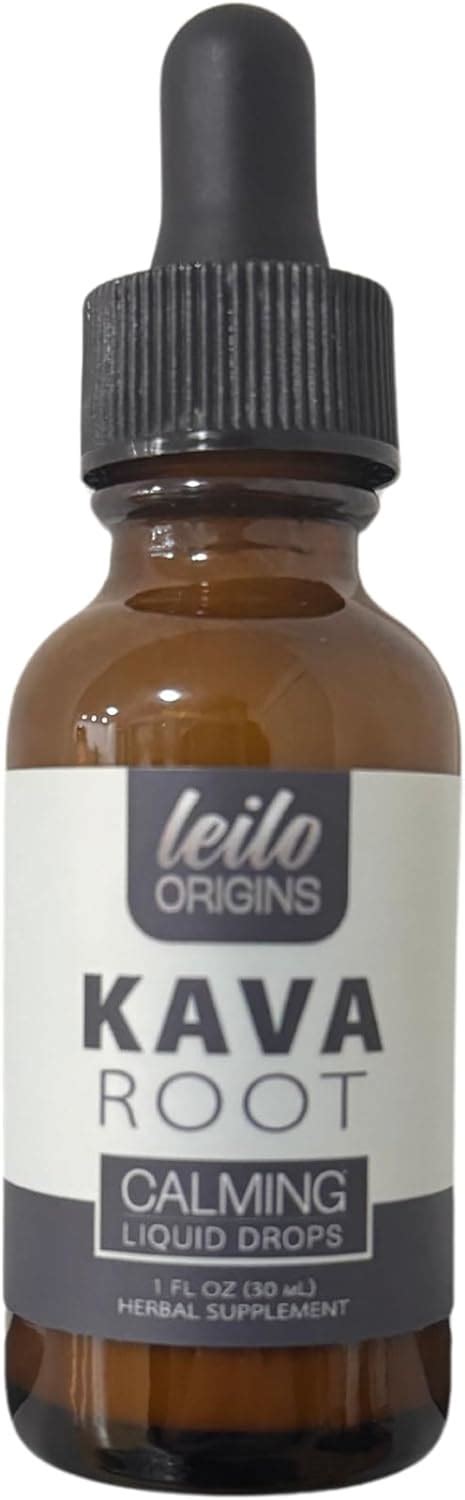 Amazon LEILO Kava Root Liquid Extract Concentrated Kava Drops To