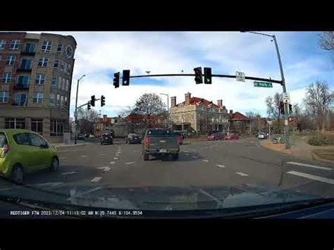 Driver Goes Wrong Way Down A One Way Youtube