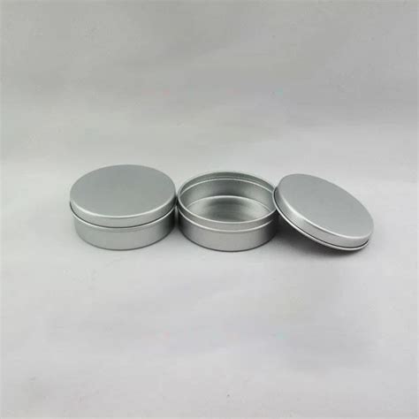 G Aluminum Round Empty Canning Jar Tin Containers Aluminum