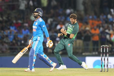 That familiar - and famous - Shaheen Afridi celebration, on show at the ...