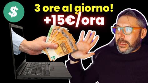 15 ORA Lavorando Online 3 Ore Al Giorno CORSO COMPLETO METODO 2024