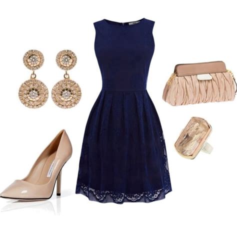 Arriba 39 Imagen Navy Blue Dress Outfit Ideas Abzlocal Mx