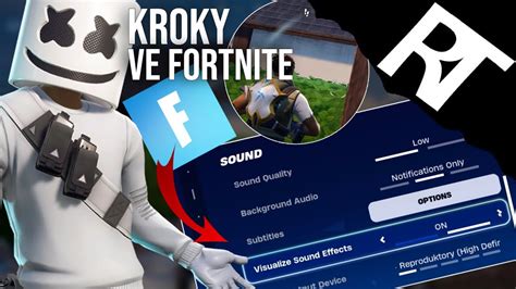 Jak Zapnout Kroky Ve Fortnite Jak Zapnout Visual Sound Effects Ve