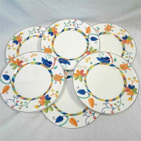 6 Villeroy And Boch Easy Collection Dinner Plates Pattern Wo