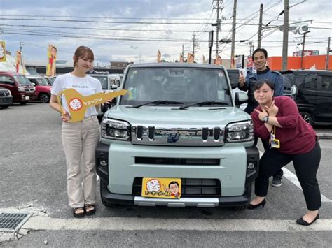 Daihatsuダイハツ タフトの納車式です。｜新車市場 四日市店 新車市場【公式】