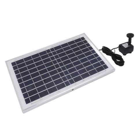 Pompe de Fontaine Solaire VGEBY 9V 10W Facile à Installer Kit de