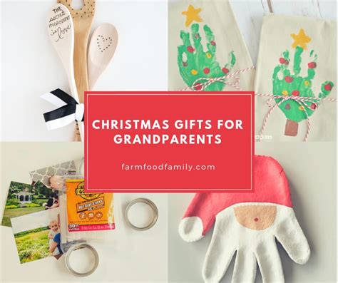 15 Creative Homemade Christmas Gifts for Grandparents