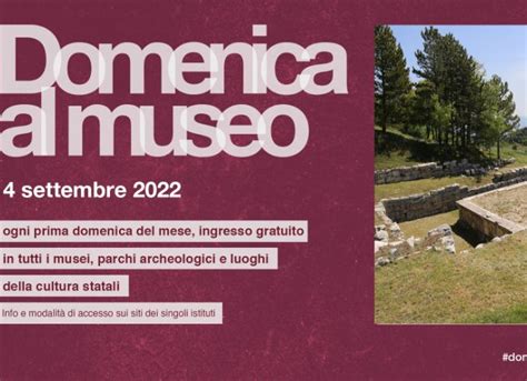 Domeniche Al Museo Ingresso Gratuito Nei Luoghi Della Cultura In