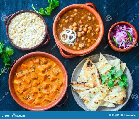 North Indian Platter Stock Photo Image Of Lunch Platter 144909188