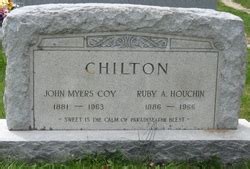 Ruby Alice Houchen Chilton M Morial Find A Grave