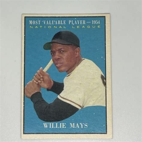 Topps Willie Mays Most Valuable Player Best Player